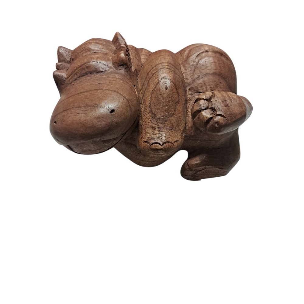 Hippopotamus Hand Carved - Picture 5 of 11
